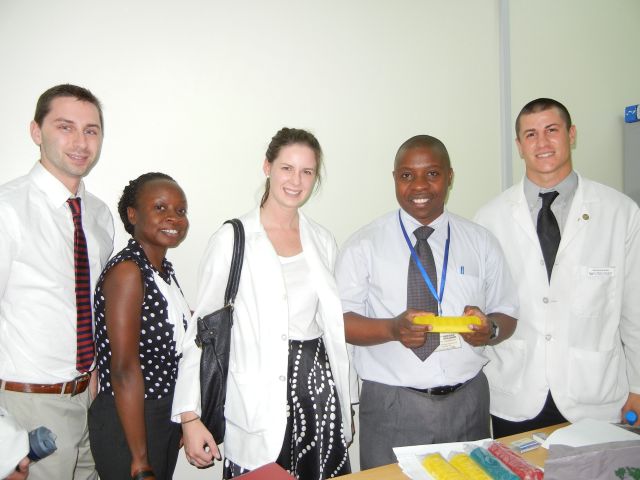 We brought pill boxes to donate to the Uganda Cancer Institute- Benjamin will use them to dispense medications to the in-patients.