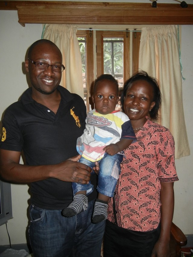 James, Baby Migel (10&1/2 months old) and Irene