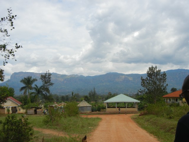 View of Mt. Elgon, home of Sipi Falls, from Mbale