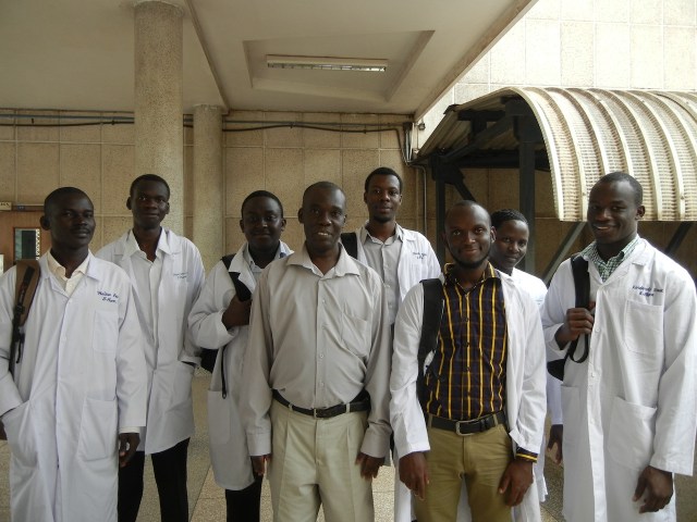 The final group of 3rd year students headed on the tour.