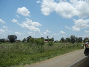 Typical scene along the drive to Eldoret, Kenya (on the Ugandan side of the border)
