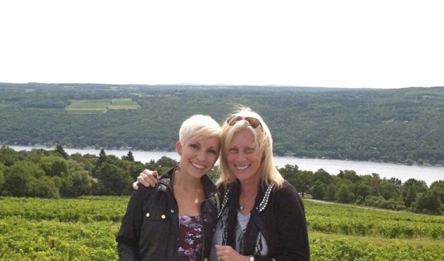 Amanda (on the left) and her Mom (on the right)
