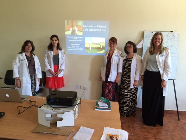 The group presenting on Methods to Enhance Safe Medication Use