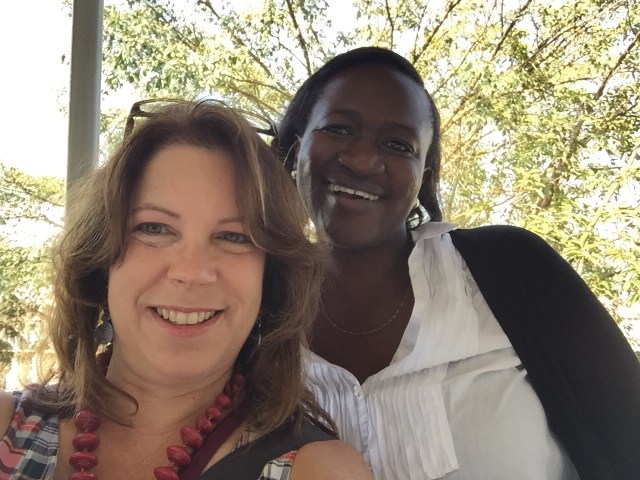 KarenBeth and Eva Laker, one of the Pharmacists at IDI