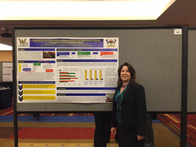 Presenting the Poster on the Fulbright Specialist Program.