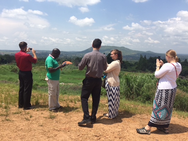 You can tell the view was beautiful by the students all taking pictures (my phone couldn't get a good picture)