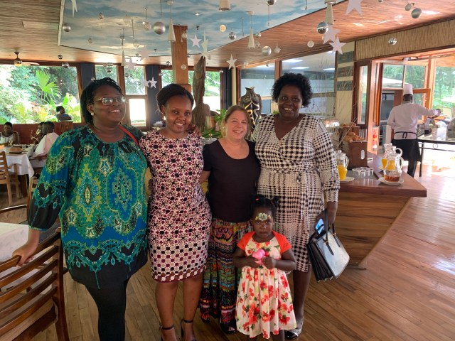 Brunch at the Sheraton Hotel, Kampala